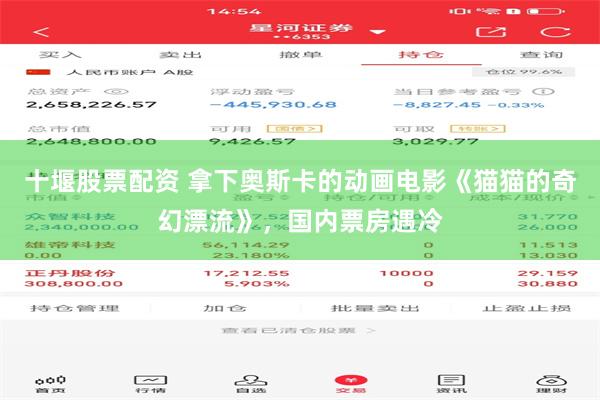 十堰股票配资 拿下奥斯卡的动画电影《猫猫的奇幻漂流》，国内票房遇冷