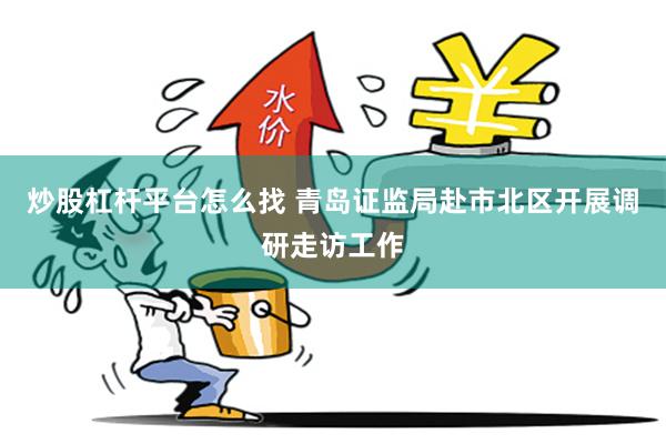 炒股杠杆平台怎么找 青岛证监局赴市北区开展调研走访工作