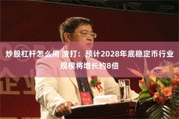 炒股杠杆怎么用 渣打：预计2028年底稳定币行业规模将增长约8倍